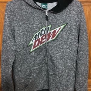 Vintage zip-up Mt.Dew Hoodie